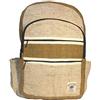 Halona Zaino in canapa, cultbagz Premium Nepal realizzato a mano, Natura con motivo colorato, 45x38 cm, Rucksack
