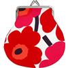 Marimekko PIENI KUKKARO Mini UNIKKO White,Red, Colore: rosso, m, casual