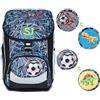 SJ GANG STYLE JAM GANG ZAINO UPDOWN BOX, Grigio - Blu, Flip System, Schienale con cinghia regolabile, Per bambini e ragazzi, Scuola elementare, Tempo libero e viaggi