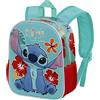 Disney Lilo e Stitch Tropic-Zaino 3D Piccolo, Blu, 26 x 31 cm, Capacità 8.5 L