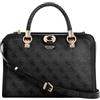 GUESS Orlina Logo Society Satchel Coal Logo