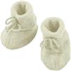 Engel Scarpine in pile per bambini, con lacci e cuciture flatlock, in lana vergine biologica, 62/68-74/80