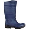 COFRA 00300-N15.W39 Typhoon Blue/Black S5 FO SR Taglia 39 Stivale PVC/Nitrile Blu/Nero - Puntale E Lamina Stivali da Lavoro Scarpe Antinfortunistica