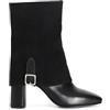 CAFèNOIR - Tronchetto Da Donna In Pelle Con Maxi Risvolto In Bimateriale, Da Donna, Colore Nero, Taglia 39