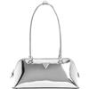 GUESS Arnela Shoulder Satchel Silver