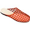 FIENZA Jelly Mesh ballerine da donna, in gelatina trasparente, sandali piatti cavi, comodi, estivi, da spiaggia, senza lacci, in PVC leggero, Xh01 Bianco, 38 EU