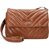 Liu Jo Borsa a tracolla in pelle sintetica con design trapuntato, marrone