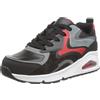Skechers Uno Gen1 Color Surge, Scarpe sportive Bambini e ragazzi, Black Synthetic Red Gray Trim, 33 EU