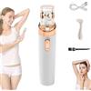 Generico Pluxy Epil Pro 3.0 Women Face Epilator, Pluxy Face Epilator, Hero Epilator, Hair Removal For Face, For Face, Hand, Legs, Underarms Rechargeable Epilator (White*1)