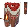 Generico Fiammiferi Lunghi 10 cm in Legno - 100 Cerini in Scatola | Ideali per Sigari, Caminetto, Stufa, Barbecue e Candele -Naturali per Casa e Camino - idea regalo - 5 confezioni da 20