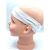 FONOLIFE Nastro elastico in cotone fissaggio impianto cocleare (M, bianco)