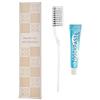 Leone srl LEONE 100 pz Kit spazzolino e dentifricio da viaggio incartato singolarmente, Kit Cortesia Hotel B&B scatolato