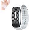 Ashopfun Ultrasonic Body Shape Wristband,Lymph Drainage Magnetic Bracelet, Magnetic Lymph Detox Drainage Bracelet for All Men and Women (White)