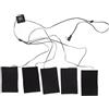 equlup Tappetino Riscaldato per Vestiti Elettrici, Foglio Riscaldante USB in Fibra Composita Gilet Resistente All'usura Giacca Riscaldante Strumento per La Vita Quotidiana Escursionismo