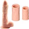 BBXSD Adulti Dǐldồ Erồtismồ Manicotto Di Prolunga Maschio in Silicone Di Resistenza Kit Ortesi in Due Pezzi per Uomo Ṥvilûppâtorè Mán&Icá Del Pè&Nè Po&Mpâ Ingrânðimènto Âllûngâmènto Â Vûoto Ûomo Pè&Ni