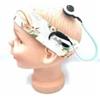 FONOLIFE Nastro elastico in cotone fissaggio impianto cocleare (M, fiori bianchi)