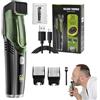Lesunbak Regolabarba Aspirapolvere Per Uomo, Kit Rasatura, Tagliacapelli Con Aspirapolvere Incorporato Per Baffi, Viso E Corpo, Regali, Impermeabile IPX6