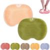 Generic Hands-Free Silicone Foot Scrubber Mat, Shower Back and Foot Scrubber with Suction Cups, Wall Mounted Massage Pad for Shower, Easy to Clean (2pcs-b)