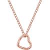 GAVU Collana Porta Anelli da Donna, Collana da Donna in Acciaio Inossidabile con Ciondolo Porta Anelli a Forma di Cuore
