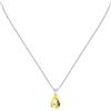 Morellato Collana da donna in argento 925% riciclato, zirconi, collezione Tesori - SAIW193, giallo, Gioielli