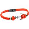 amorili Bracciale Uomo Ancora in Acciaio Inox e Corda | Braccialetto Nautico Marinaro Regolabile | Gioiello Maschile Elegante e Resistente | Idea Regalo Uomo Amante del Mare bcc1137