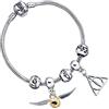 Harry Potter CARAT SHOP: Braccialetto Con Perline Di Harry Potter Golden Snitch, Reliquie E Incantesimi Mortali