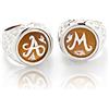 Maglione Gioielli Anello Chevalier in argento 925 e Cammeo personalizzabile con 1 o 2 lettere iniziali del nome lavorato a mano, anello donna argento, regalo mamma donna e ragazza