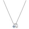 Brosway Collana Donna, Collana in Acciaio con Simbolo Lucchetto | Collezione Desideri - BEIN009