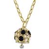inSCINTILLE Campane Collana Donna Lunga Placcata con Ciondolo a Campanella Colorata
