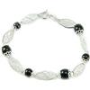 Filu & Trama Bracciale sardo semirigido argento su coccu filigrana traforata portafortuna Sardegna