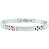 Sector No Limits Bracciale da uomo, Collezione MARINE, lunghezza 21 cm, in acciaio e PVD oro rosa - SADQ37