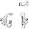 Swarovski Orecchini a cerchio Donna Set da 3 Taglio Pear Swarovski 5671192