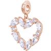 Rosato Charm Donna In Argento Con Simbolo Cuore | Collezione Storie - RZ245