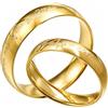Gemini Suo & Her - Set di anelli in titanio con incisione personalizzata, per anniversario di matrimonio, a forma di cupola, regalo per San Valentino, misura da H a Z6