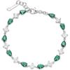Brosway Bracciale Donna in Argento e Life Green | Collezione Fancy - FLG111