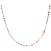 inSCINTILLE Collana Uomo Donna Girocollo Rosario in Argento 925 con Sfere in Cristallo colorato, Unisex Adulto Bambini con cofezione Regalo Inclusa nel Prezzo