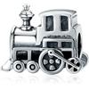 Jiarong Charms Charm a forma di treno, in argento sterling 925, charm per braccialetti Pandora, adatto per anniversario, per bracciali Pandora con charm Treno