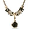 inSCINTILLE Collana Donna Placcata Oro con Beads e Cristalli Colorati