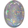 DINJEWEL Opale bianco naturale al 100%, 10,25 ratti/9,50 carati, pietra originale certificata australiana, pietra naturale originale certificata, 7.25 Ratti/8.50 Carat, Pietra preziosa sciolta