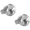Bluespirit Orecchini da donna, Collezione B-CLASSIC, in argento 925 rodiato, cristalli, Idee Regalo - P.259801000100