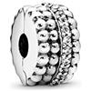 PANDORA Charm da donna in argento Sterling 925 797520CZ, misura unica, Argento, Zirconia cubica