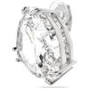 Swarovski Orecchino a Clip Mesmera, Cristallo Taglio Trangle, Bianco, Placcato Rodio