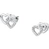 Bluespirit Orecchini Donna in Argento 925 rodiato, Zirconi, Collezione B-Classic - P.25C901005700