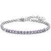 S'Agapõ Bracciale Donna in Acciaio e Zirconi | Collezione Dazzly - SDZ83