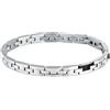 TRUSSARDI TJAXV09 - Bracciale da uomo in acciaio, collezione T-STEEL