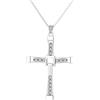 VQNJRZIGB Collana da uomo con croce Vin Diesel in argento sterling 925, con ciondolo Dominic Toretto Fast And Furious, catena pesante da 22 g, di grandi dimensioni,70CM(S)