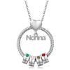 Wamantic Regalo Nonna Collane Donna Personalizzato - Regalo Nonna Natale Gioielli Collana Nome Personalizzabile Regali Compleanno per Nonna Mamma