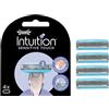 Wilkinson Sword Intuition Sensitive Touch lame da donna - confezione da 4 lame di ricambio