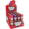 Bazooka Candy Brands Bazooka Push Pop Lecca Lecca espositore assortito in 3 gusti: Cola, Fragola e Lampone Lollipop da 15. grammi in expo da 20 pezzi