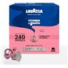 Lavazza, Crema e Gusto Dolce, 240 Capsule di Caffè in Alluminio Compatibili con Macchine Nespresso* Original, Note Aromatiche di Frutta Secca, Arabica e Robusta, Intensità 10, Tostatura Media, 3 Pack